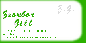 zsombor gill business card